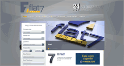 Desktop Screenshot of flat7.com.br